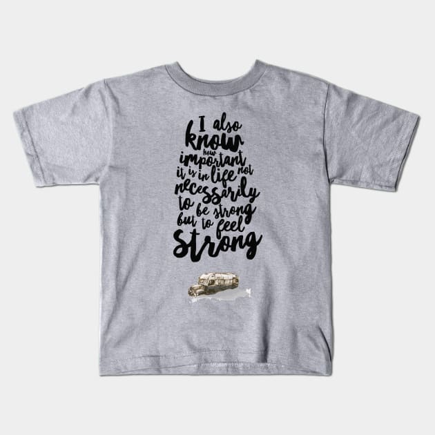 Feel strong Kids T-Shirt by Tiago Augusto